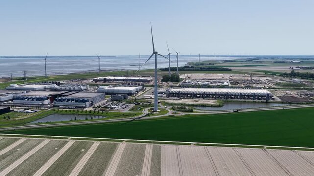 Datacenters on the Eemshaven Netherlands