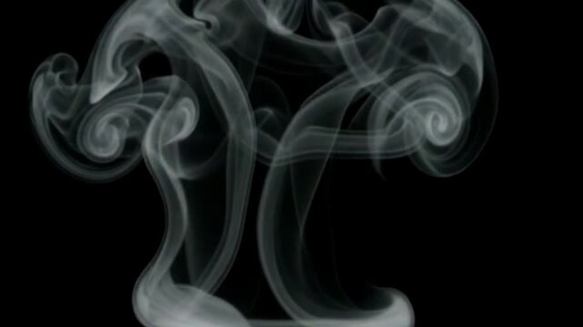 Rising Steam Vapor Effect with Natural Turbulent Movement