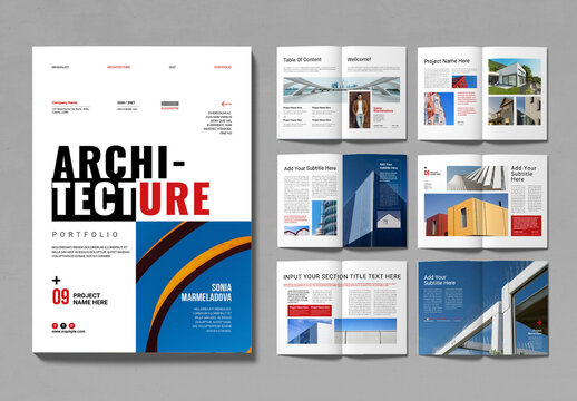 Architecture Portfolio Design Template