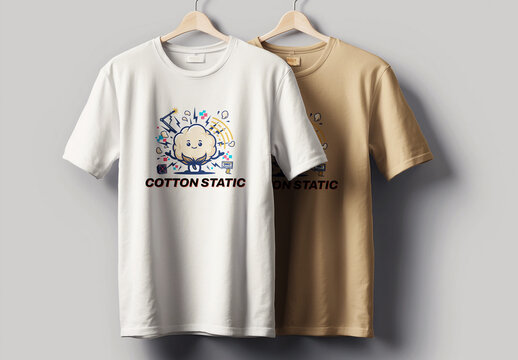 Cotton Static T Shirt Design Layout