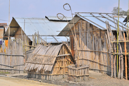 The Apatani people village ethnic group who live in the Ziro valley of Arunachal Pradesh's Lower Subansiri region in India