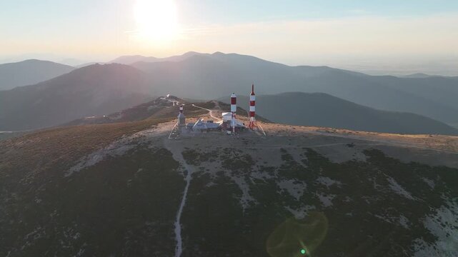 Panoramic video view of the Sierra de Madrid, Bola del Mundo, Navacerrada, and Guarramillas