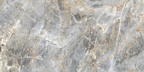 Grey marble texture with subtle yellow veining and natural stone details. Elegant surface for ceramic tiles, interior walls, flooring, and architectural design.  © Vidal