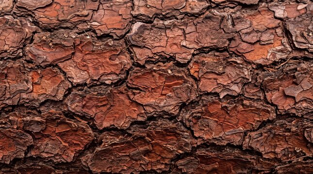 Natural Pine Tree Bark Texture Background