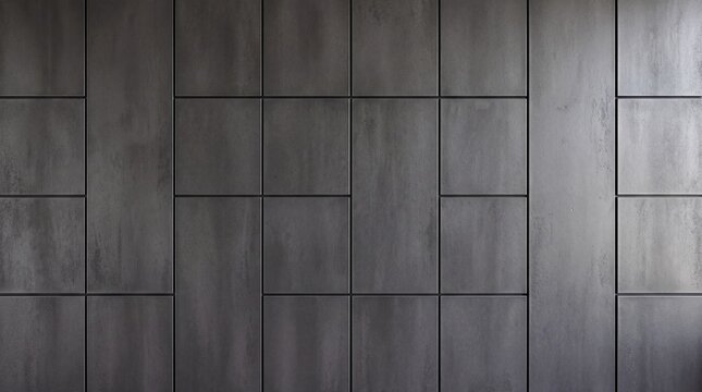 Modern Dark Gray Tile Wall Texture Background