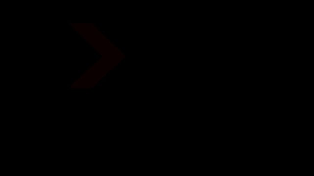 Minimalist green arrow loading animation, digital progress indicator loop