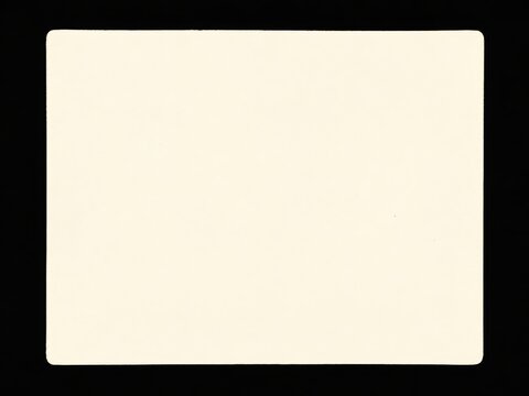 Rounded 16mm Film Gate Frame with Blank Center