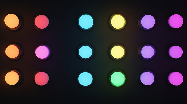 glowing neon light