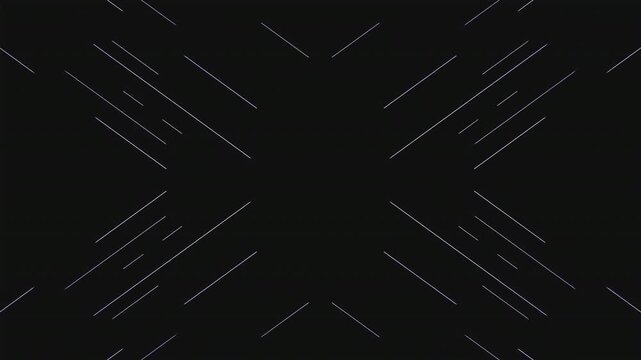 x lines abstract dark background with intersecting diagonal white and purple lines forming an X
