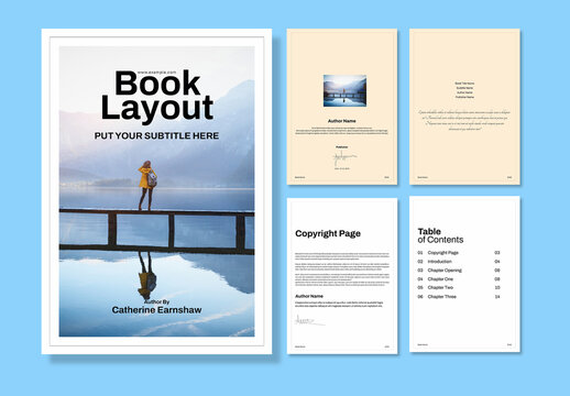 Editable Book Layout Template