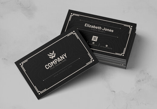 Modern Business Card Template Layout