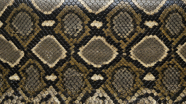 Black Brown Gold Python Snake Skin Texture Pattern Reptile Background