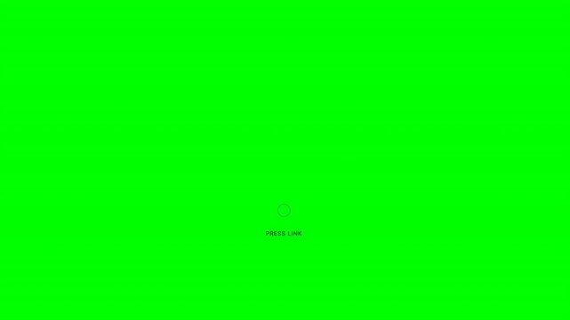 Hand finger gesture click tap guide right badge on green screen