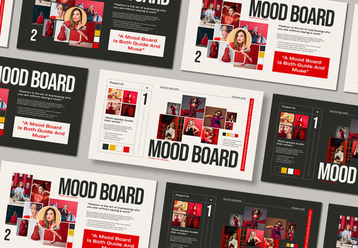 Fashion Mood Board Template