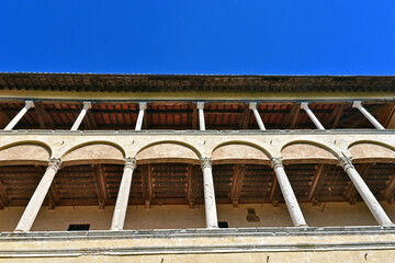 Obraz premium Pienza, Palazzo Piccolomini a Pienza, Val d'Orcia, Toscan