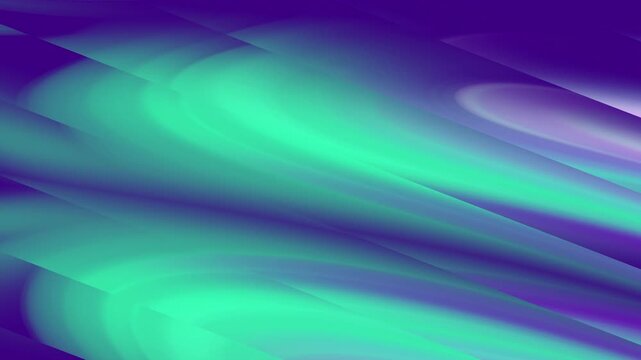 Abstract creative motion stripe with gradient green and violet on dark purple background. Video animation Ultra HD 4k footage.