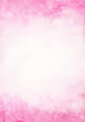 Obraz premium Expressive Portrait Surface Featuring Dusty Rose Dual-Edge Pigment Migration and Open Framework
