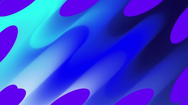 Abstract creative motion geometric shape on glowing gradient wave pattern ray light background. Video animation Ultra HD 4k footage.