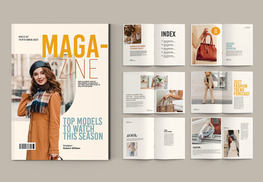 Fashion Magazine Layout