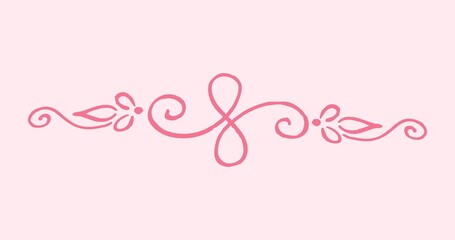 Closeup of editable hand drawing of traditional rangoli design element illustrations. © 2M Stocks