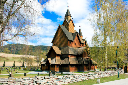 Heddal Stave Church in Telemark, Norway