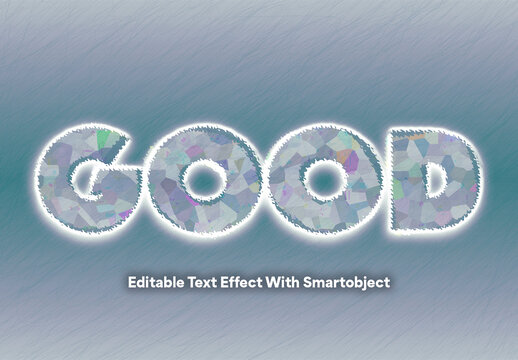 Glowing Mosaic Typography Effect With Smart Object