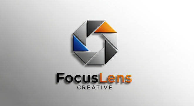 A logo featuring a camera shutter icon with the text 'Focus Lens Creative'.