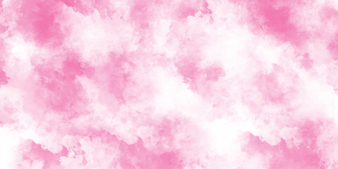 Obraz premium Pink background with space Soft blurred abstract pink roses background. Watercolor painted background. Abstract pink watercolor illustration banner