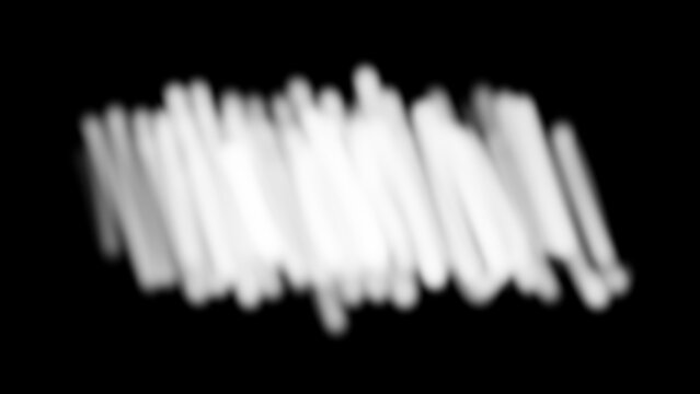 Semi-transparent soft blur scribble hatching isolated on transparent background. Translucent opacity mask overlay, frosted glass banner backdrop, and soft eraser brush texture for text backgrounds.