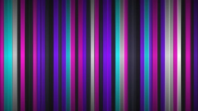 Abstract background of vertical neon stripes in magenta and cyan, sleek cinematic motion graphic, perfect for digital projects, music videos and apps