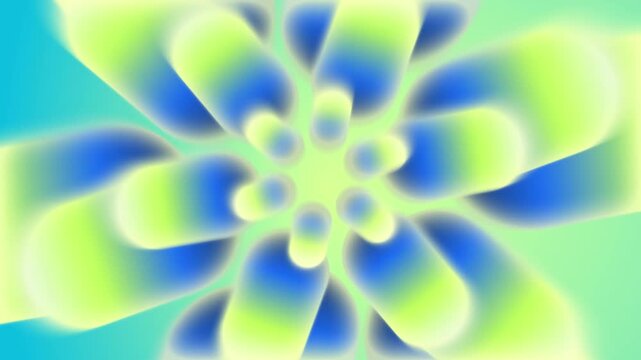 flower gradient abstract animated background