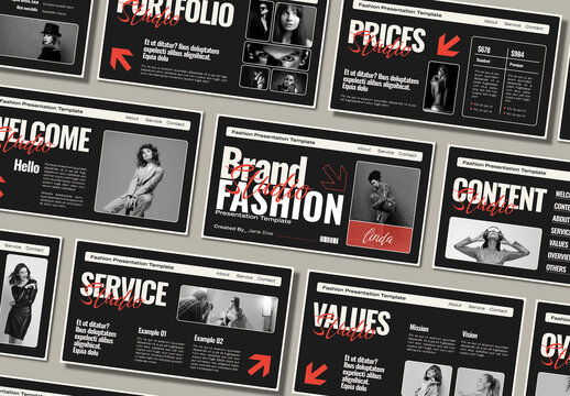 Brand Fashion Studio Presentation Template