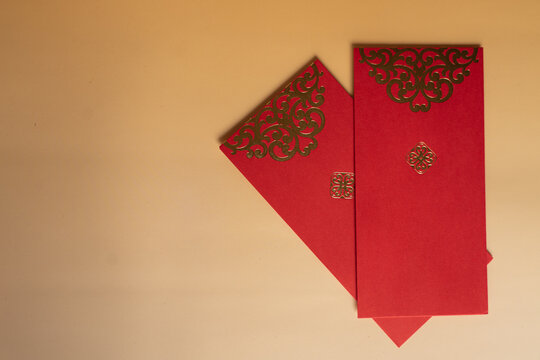 Ornamental Red Envelopes in Eastern Ceremonial Style