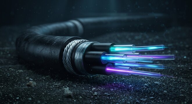 Macro View of High Capacity Fiber Optic Data Transport