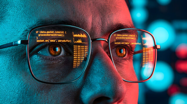 Programmer Focus Decoding Digital Data Through Glasses