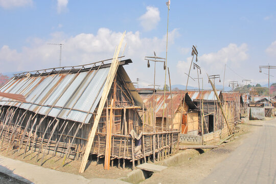 The Apatani people village ethnic group who live in the Ziro valley of Arunachal Pradesh's Lower Subansiri region in India