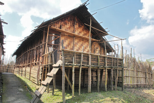 The Apatani people village ethnic group who live in the Ziro valley of Arunachal Pradesh's Lower Subansiri region in India
