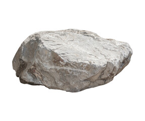 Large Natural Rock Stone Pedestal Isolated © lilly