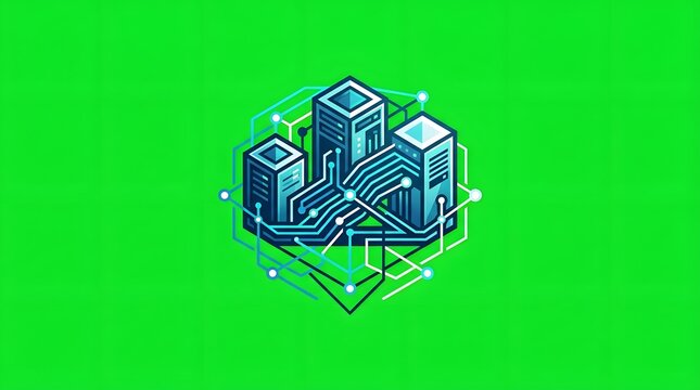 Server and Data Connection Logo