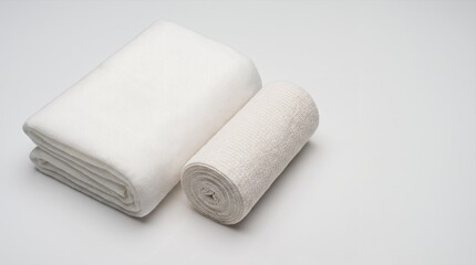 Obraz premium Trauma Pad and Wrap Bandage