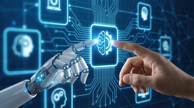 Human and AI support workforce transition with integration to reduce disruption in technology and innovation development