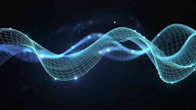 Dynamic fluid patterns video with rhythmic pulses and flowing energy for vibrant visual backgrounds