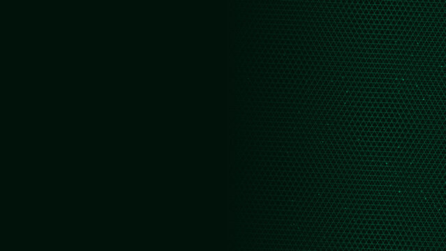 Premium Twisted Bilayer Graphene Moire Superlattice Background - Metamaterial Emerald Theme