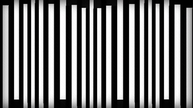 Abstract black and white vertical bars sliding across a carbon fiber background, ideal for digital transitions, modern intros and motion graphics