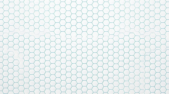 Geometric pattern with hexagonal shapes and lines