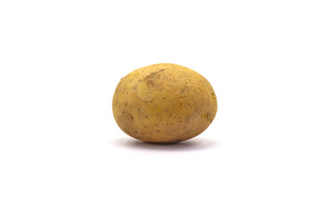 Fototapeta premium Potatoes on a white background. A natural food.