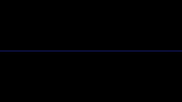 Thin Horizontal blue Neon Glowing Line on Black Background Minimalist Magenta Divider Line - Abstract Motion Graphic Separator
 
