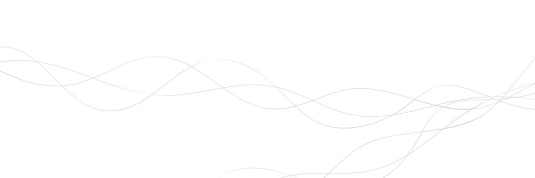 Line art abstract vector illustration. Wavy lines.