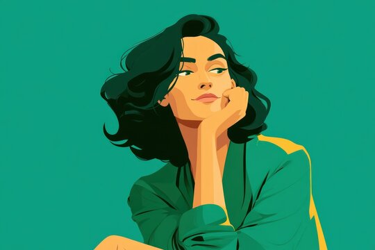Confident character with subtle smirk and posture
