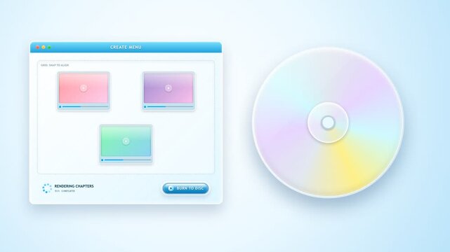 Abstract Frutiger Aero Style Motion Background with Soft Light Glow